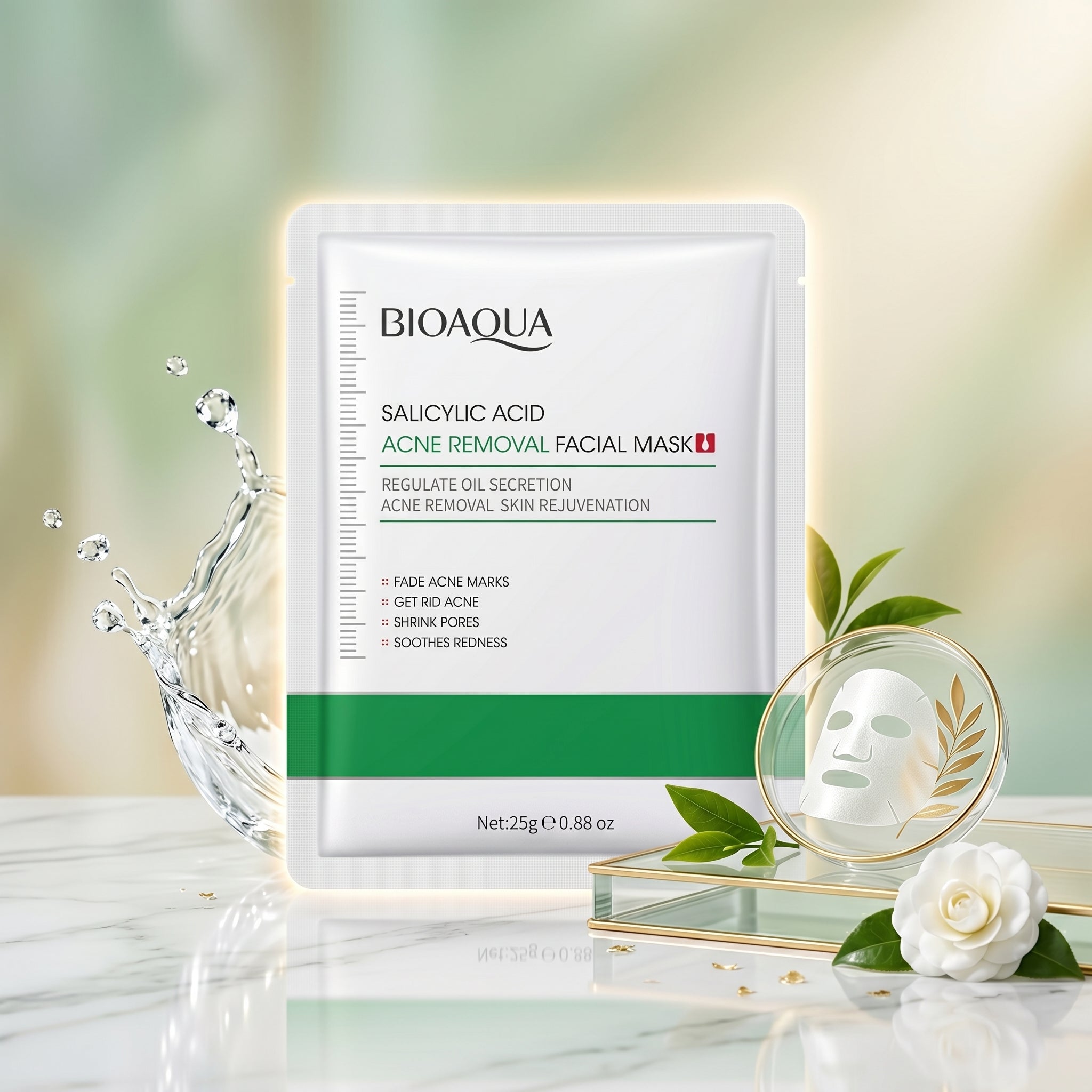 BIOAQUA Salicylic Acid Acne Removal Facial Sheet Mask (25g)