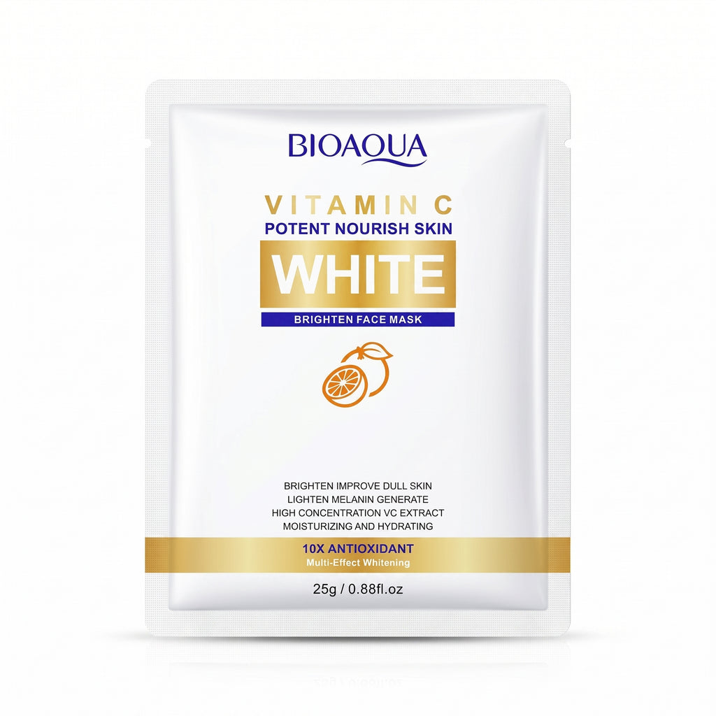 BIOAQUA Vitamin C White Brighten Facial Sheet Mask (25g)