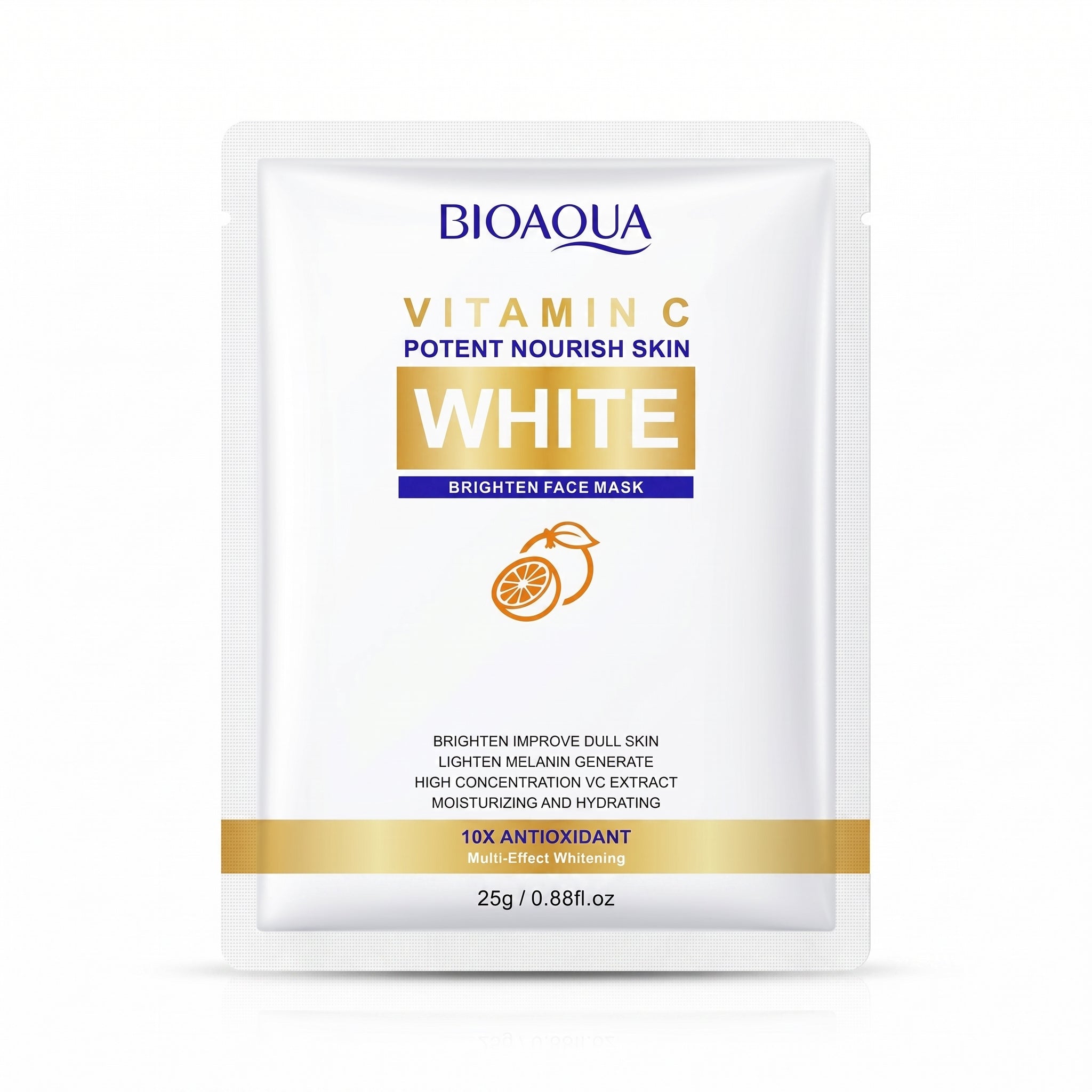 BIOAQUA Vitamin C White Brighten Facial Sheet Mask (25g)