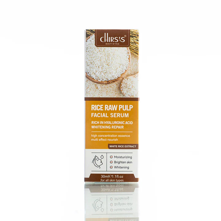 Chirs’s Rice Raw Pulp Facial Serum – Hydrating & Whitening Repair (30ml)