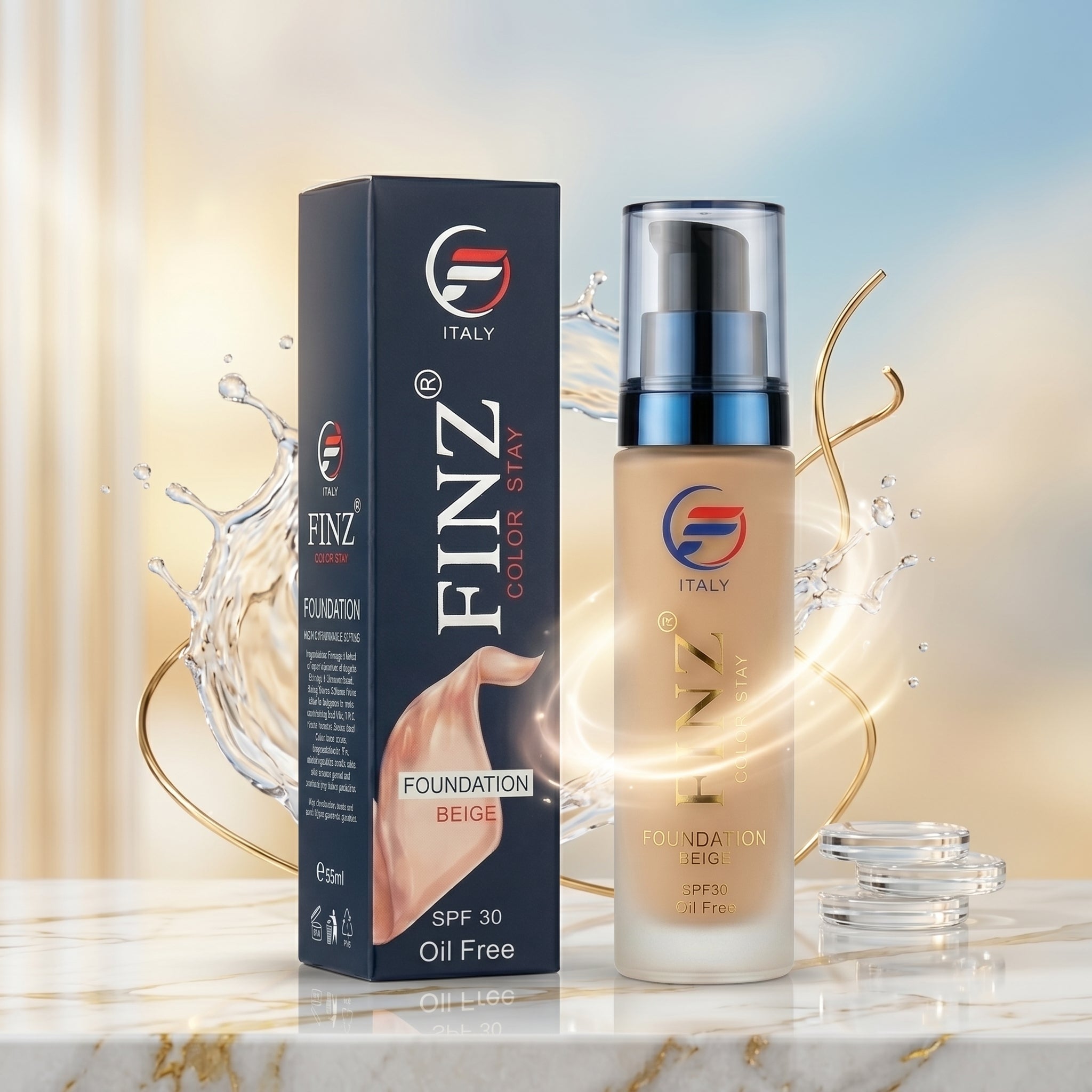 Finz Oil Free Foundation SPF 30