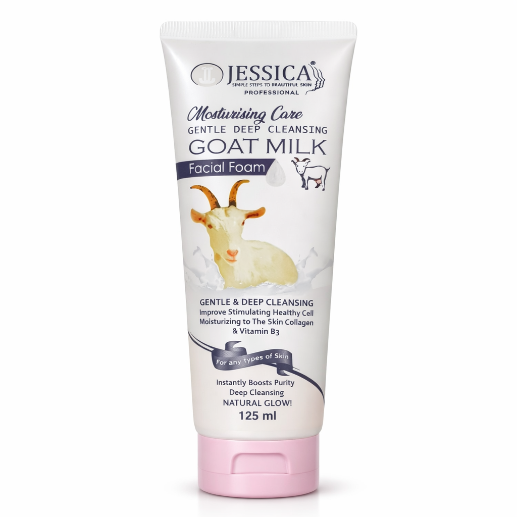 Jessica Goat Milk Moisturizing Face Wash 125ml | Deep Hydrating Cleanser