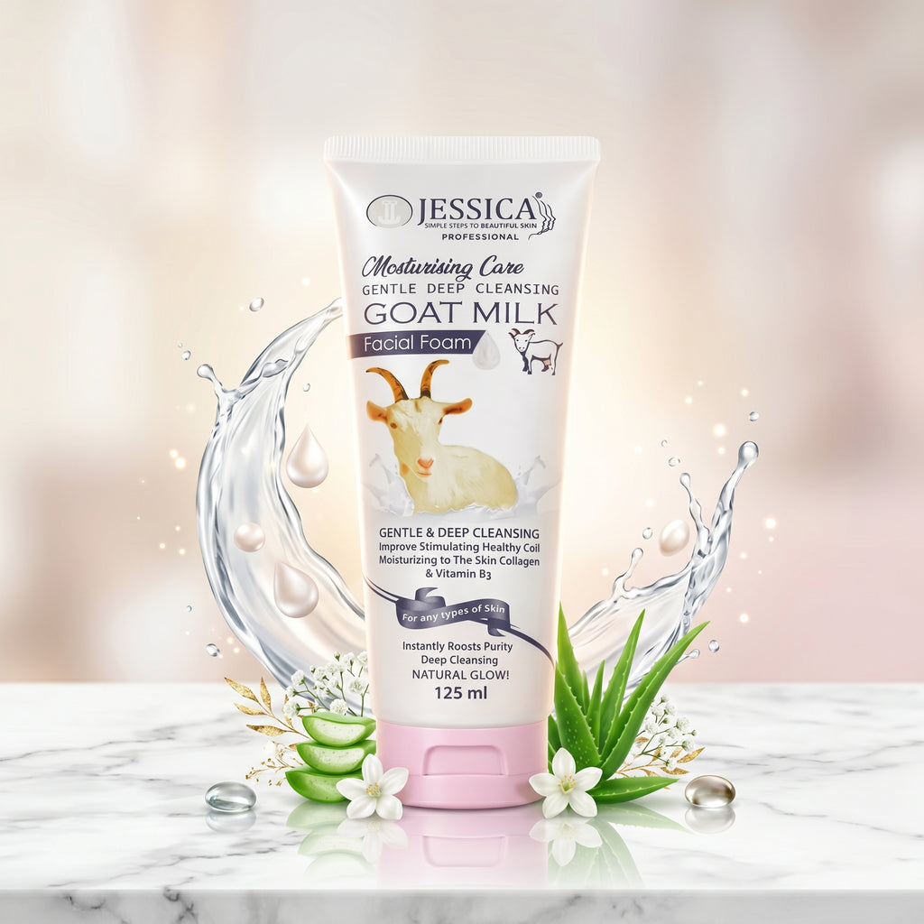Jessica Goat Milk Moisturizing Face Wash 125ml | Deep Hydrating Cleanser