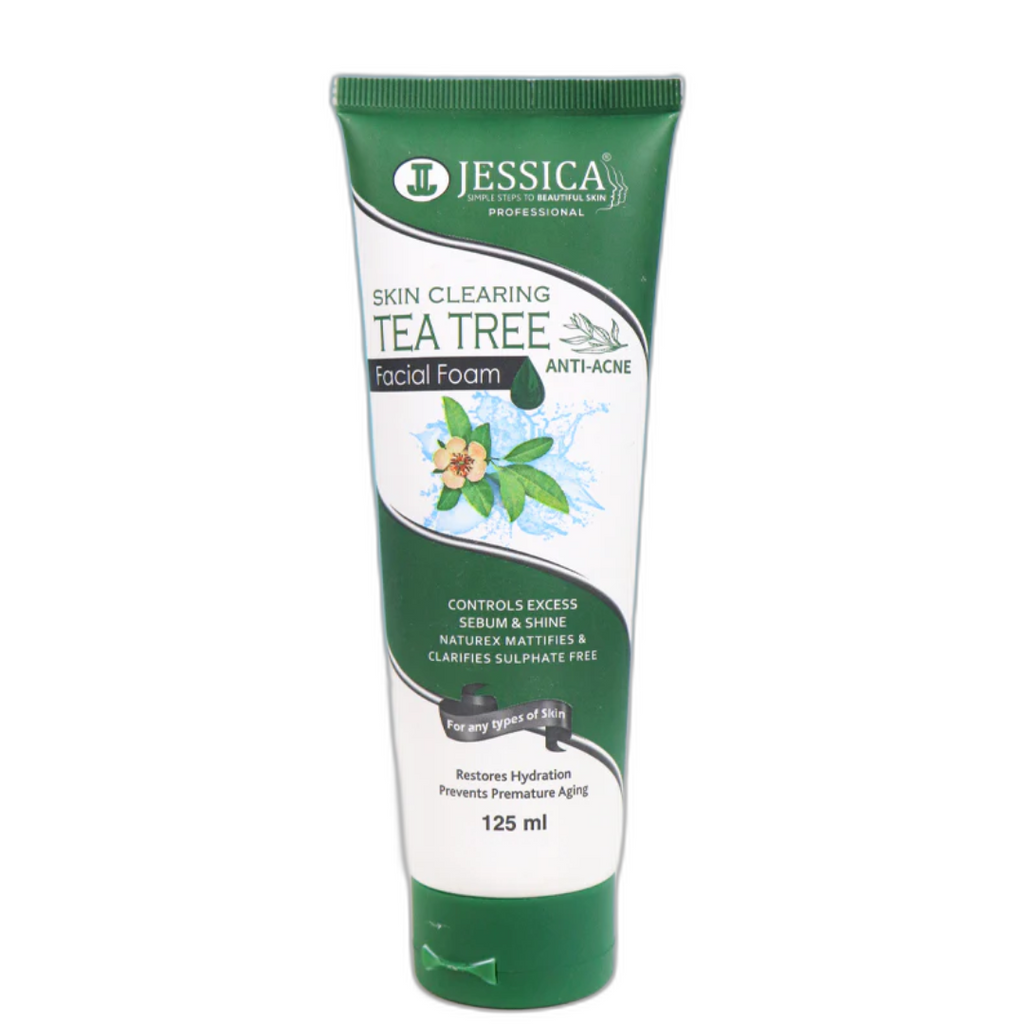 Jessica Skin Clearing Tea Tree Anti-Acne Facial Foam (125ml)
